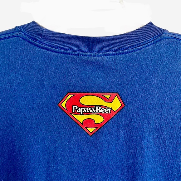 📿Papas&Beer Mexico HTF Vintage Souvenir Whistle-Bar Graphic-Tee NWOT - Picture 4 of 16